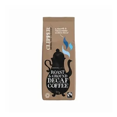 Clipper Fairtrade Decaffeinated Coffee Roast and Ground Organic 227g