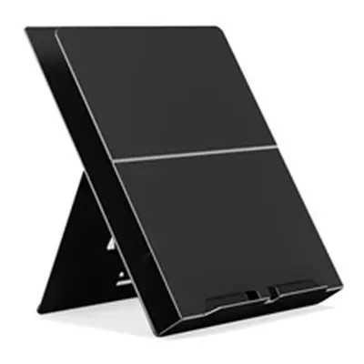 Etra Premium Ergonomic Laptop Stand + Pivotable Document Holder Black