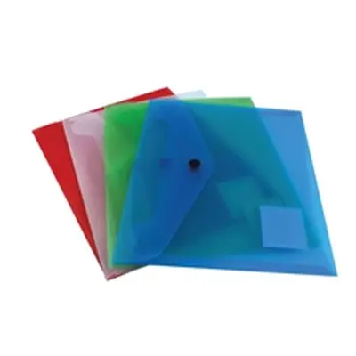 Q-Connect Polypropylene Document Folder A5 Assorted (12 Pack) KF03609