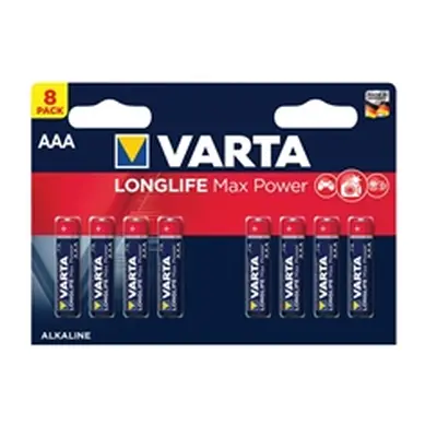 Varta Longlife Max Power AAA Battery (8 Pack) 04703101418