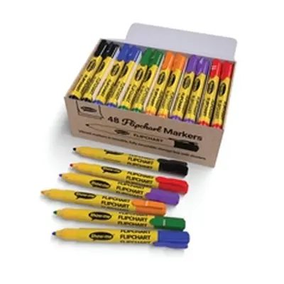 Show-me Flipchart Markers Assorted (Pack of 48) FCM48A