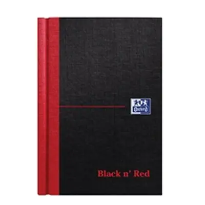 Black n Red Book Casebound 90gsm Ruled 192pp A6 - 100080429