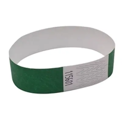 Announce Wrist Bands 19mm Green (1000 Pack)