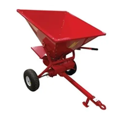 Towable Broadcast Salt Spreader Red 128L/160kg 412041