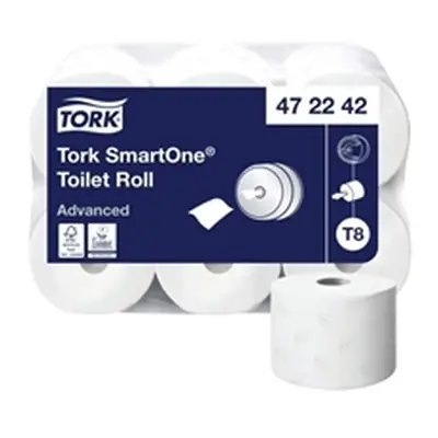 Tork T8 SmartOne Toilet Roll 2-Ply 1150 Sheets (6 Pack)