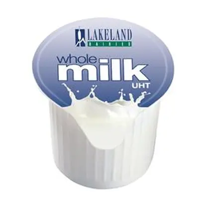 Lakeland Full Fat Milk Pots (120 Pack) A01982