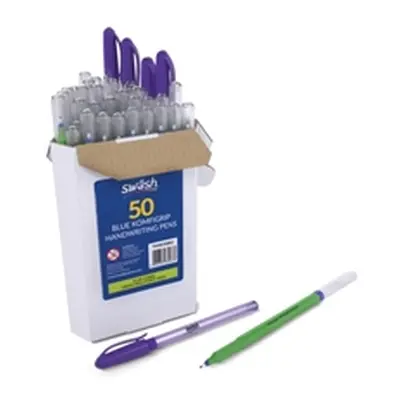 Swash Handwriting Pens Blue (Pack of 50) THW50BU