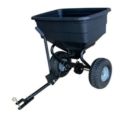 Towable Broadcast Salt Spreader Black 80L 408259