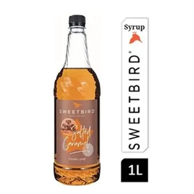 Sweetbird Salted Caramel Coffee Syrup 1litre (Plastic)