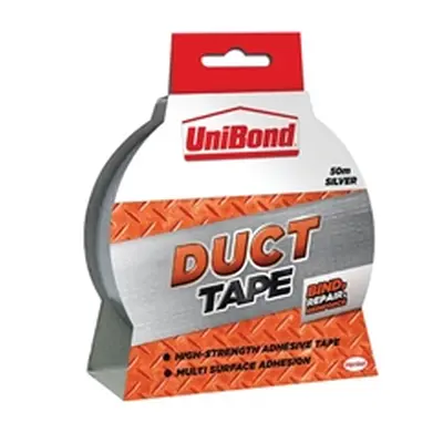 Unibond Silver 50mmx50m Duct Tape