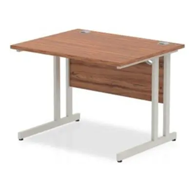 Impulse 1000/800 Rectangle Silver Cantilever Leg Desk - MI001899