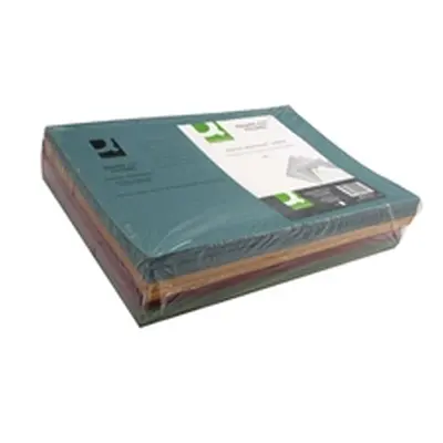 Q-Connect Square Cut Folder Mediumweight 250gsm Foolscap - KF01492