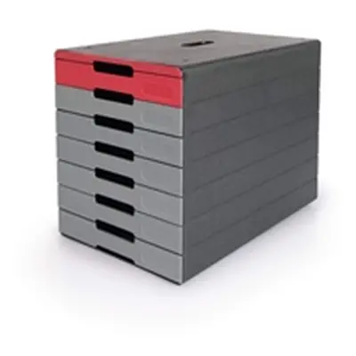 Durable IDEALBOX ECO 7 Drawer Box - Red