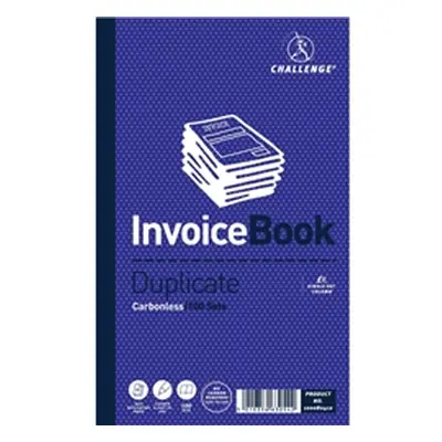 Challenge Duplicate Invoice Single VAT Column Book 100 Sets (Pack 5)