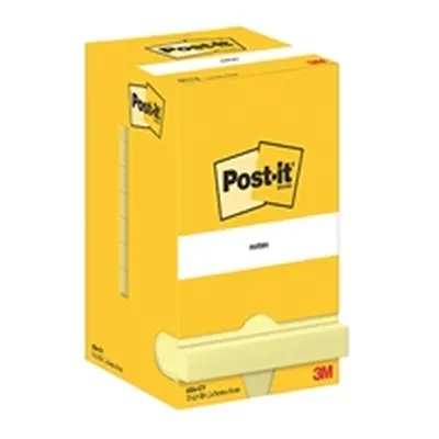 Post-it Notes 76x76mm 100 Sheets Canary Yellow (Pack of 12) 654-CY