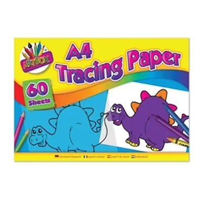 Art Box Tracing Paper Pad A4 60 Sheets (12 Pack) TAL05069