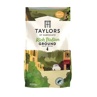 Taylors Rich Italian Roast and Ground Coffee 200g 6314