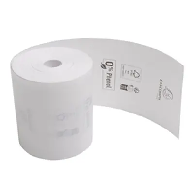 Exacompta Zero Plastic Thermal Receipt Roll 80mmx72mmx76m (Pack of 10)