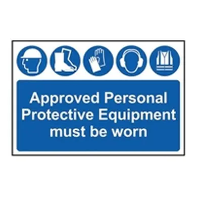 Spectrum Safety Sign Personal Protective Equipment Must Be Worn PVC