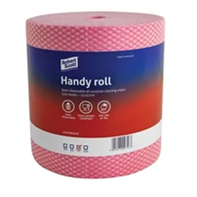 Robert Scott Handy Roll 350 Sheets Red 104628R