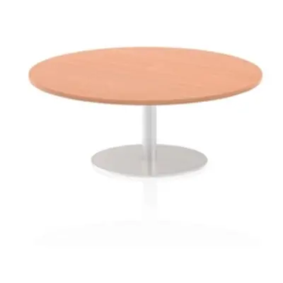 Italia 1200mm Poseur Round Table Beech Top 475mm High Leg