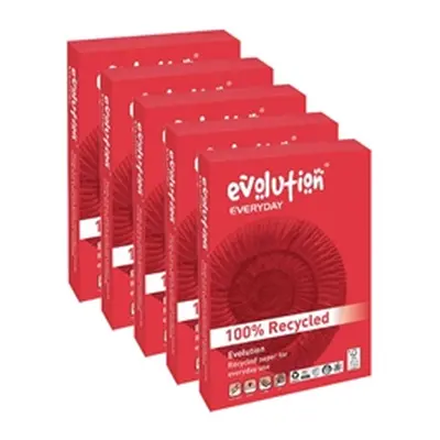 Evolution White Everyday A4 Recycled Paper 75gsm (2500 Pack)