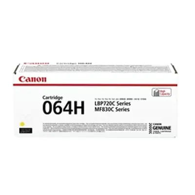 Canon Cartridge 064 High Yield Yellow Laser Toner Cartridge 4932C001