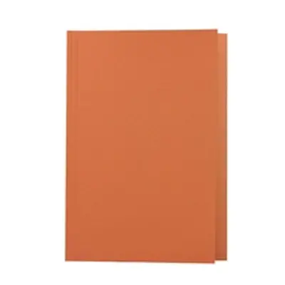 Guildhall Square Cut Folder Mediumweight Foolscap Orange (100 Pack)