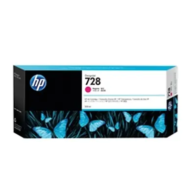 HP 728 Original Ink Cartridge 300-ml Magenta F9K16A