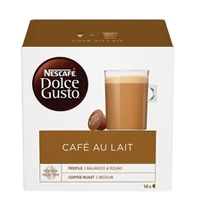 Nescafe Dolce Gusto Cafe au Lait Coffee Capsules (Pack of 48) 12235939