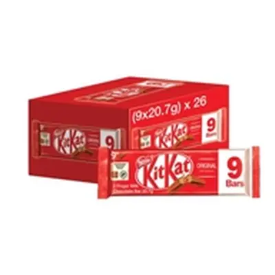 Nestle KitKat Milk Chocolate 2 Finger (9 Pack) 12339411