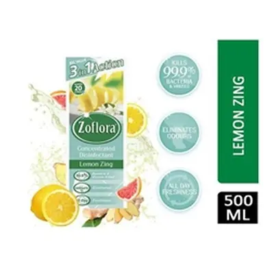 Zoflora Lemon Zing Disinfectant 500ml