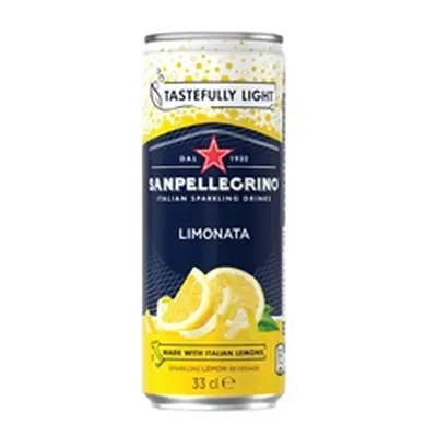 San Pellegrino Limonata Lemon 330ml Can (Pack of 24) 12516265