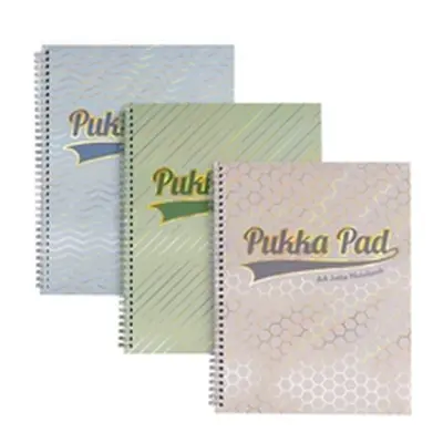 Pukka Haze Jotta Notepad A4+ Wirebound Paper Assorted (Pack 3)