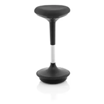 Sitall Deluxe Visitor Stool Black Fabric Seat