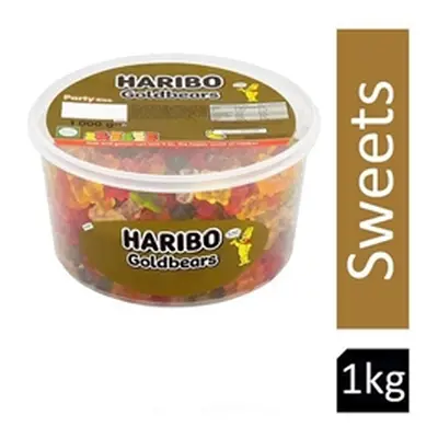 Haribo Gold Bears 1kg Drum