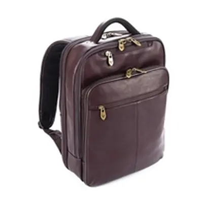 Falcon Colombian Leather 15.6in Laptop Backpack brown - FI6706