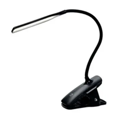 Alba LED Wireless Desk Lamp with Desk Top Clamp Black LEDCLIP N