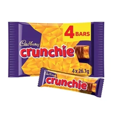 Cadbury Crunchie 104.4g/4x26.1g (Pack of 10) 4248447