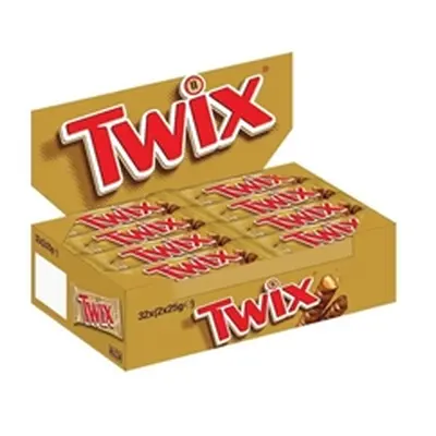 Twix Chocolate Bars 50g (Pack of 32) 100560