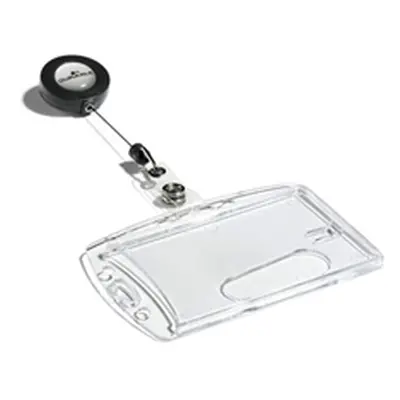 Durable Badge Reel ID Holder Clear