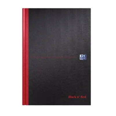 Black n Red Notebook Smart Ruled Casebound 90gsm A4 - 100080428