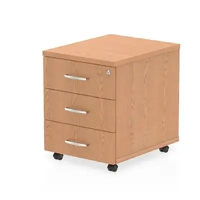 Impulse Mobile Pedestal 3 Drawer Oak - I000773