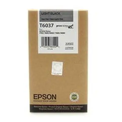 Epson T6037 Light Black (220ml) Ink Cartridge for Stylus - C13T603700