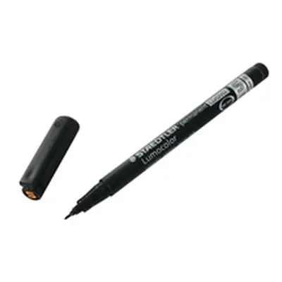 Staedtler Lumocolor Black Marker Line 0.4mm Line [Pack 10] - 310CDS9