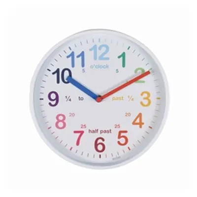 Acctim Wickford Time Teaching Clock White 22522