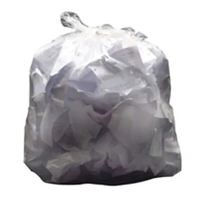 2Work Swing Bin Liner 45 Litre White (1000 Pack)