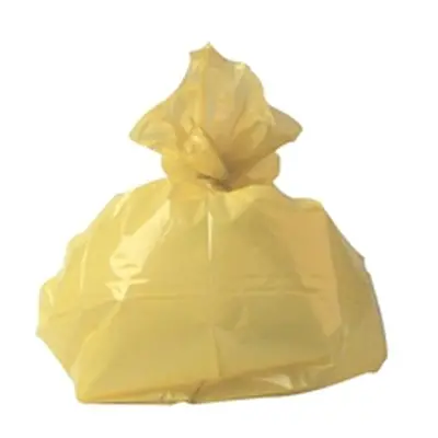 2Work Medium Duty Refuse Sack Yellow (Pack of 200) CS001