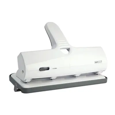 Rapesco ALU 40 Heavy Duty 4 Hole Punch White 1324