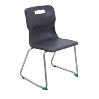 Titan Skid Base Chair Size 5 - 430mm Seat Height - Charcoal - T25-C